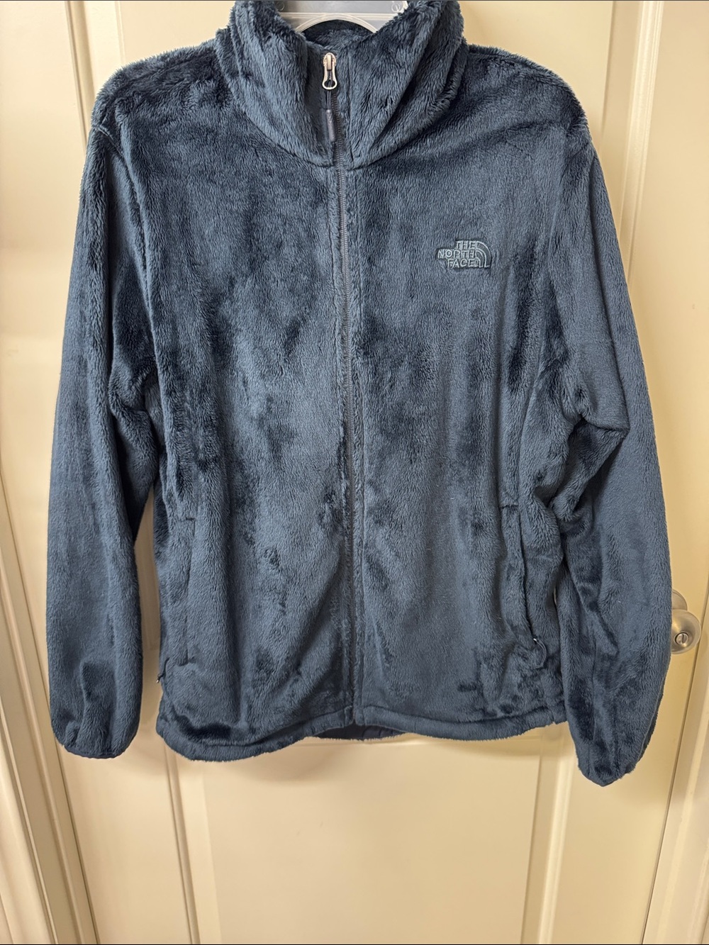 The North Face Plush Full-Zip Jacket - Deep Blue